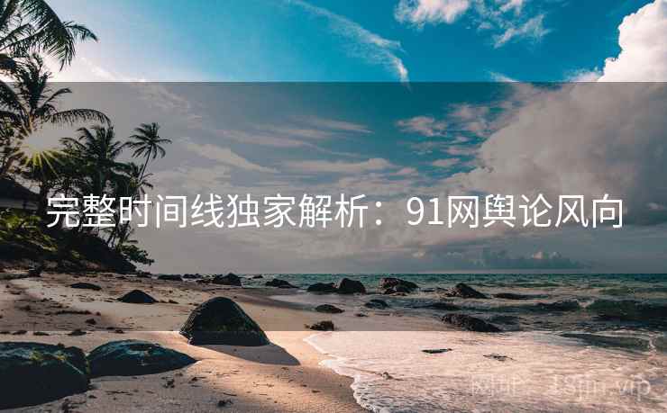 完整时间线独家解析：91网舆论风向