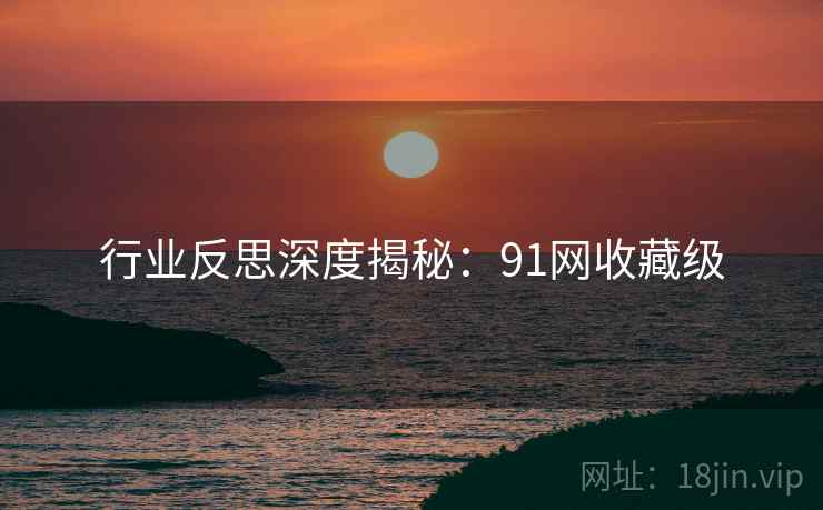 行业反思深度揭秘：91网收藏级